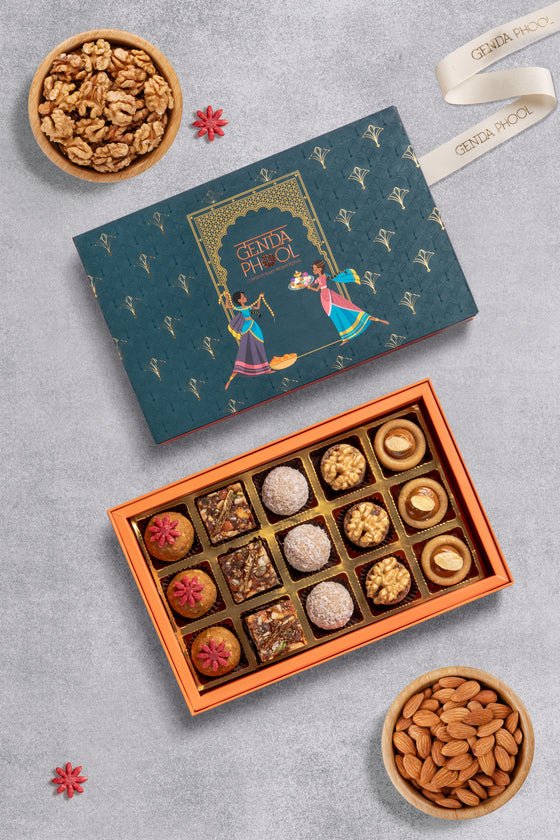 15 Piece Refined Sugar-free Mithai Box