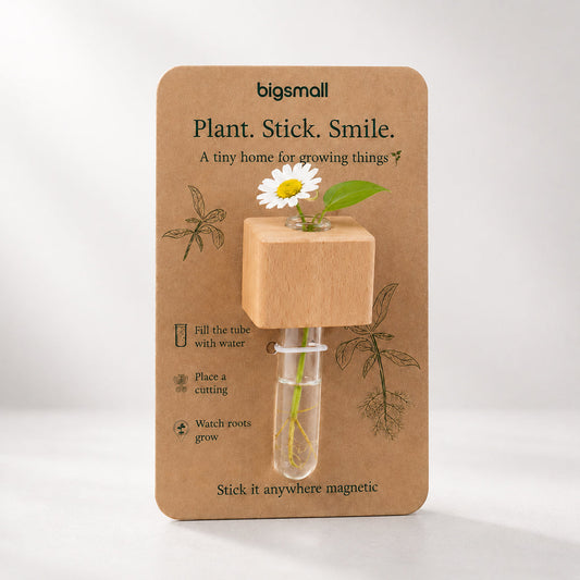 Wooden Planter Fridge Magnets