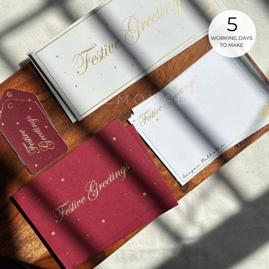 Personalized Gift Hamper Box - Festive Stationery