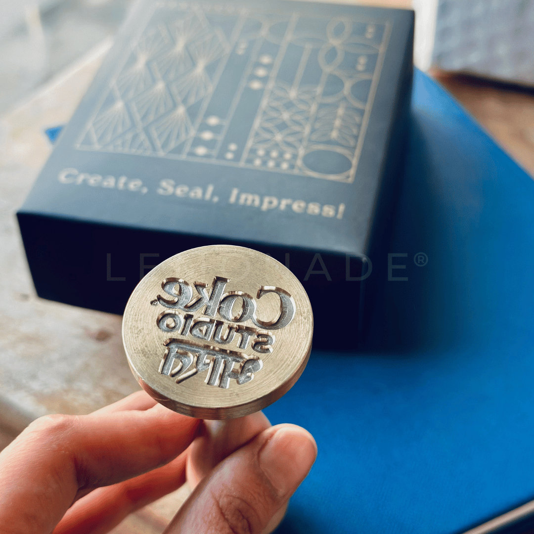 Business Branding Essentials Kit | Personalized Heat Stamp & Wax Seal Stamp